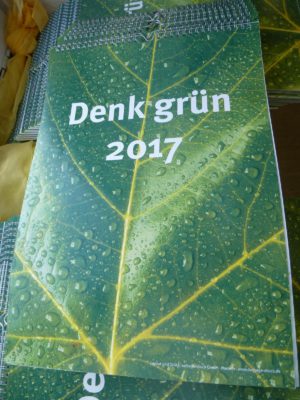 Kalender 2017 „Denk grün“
